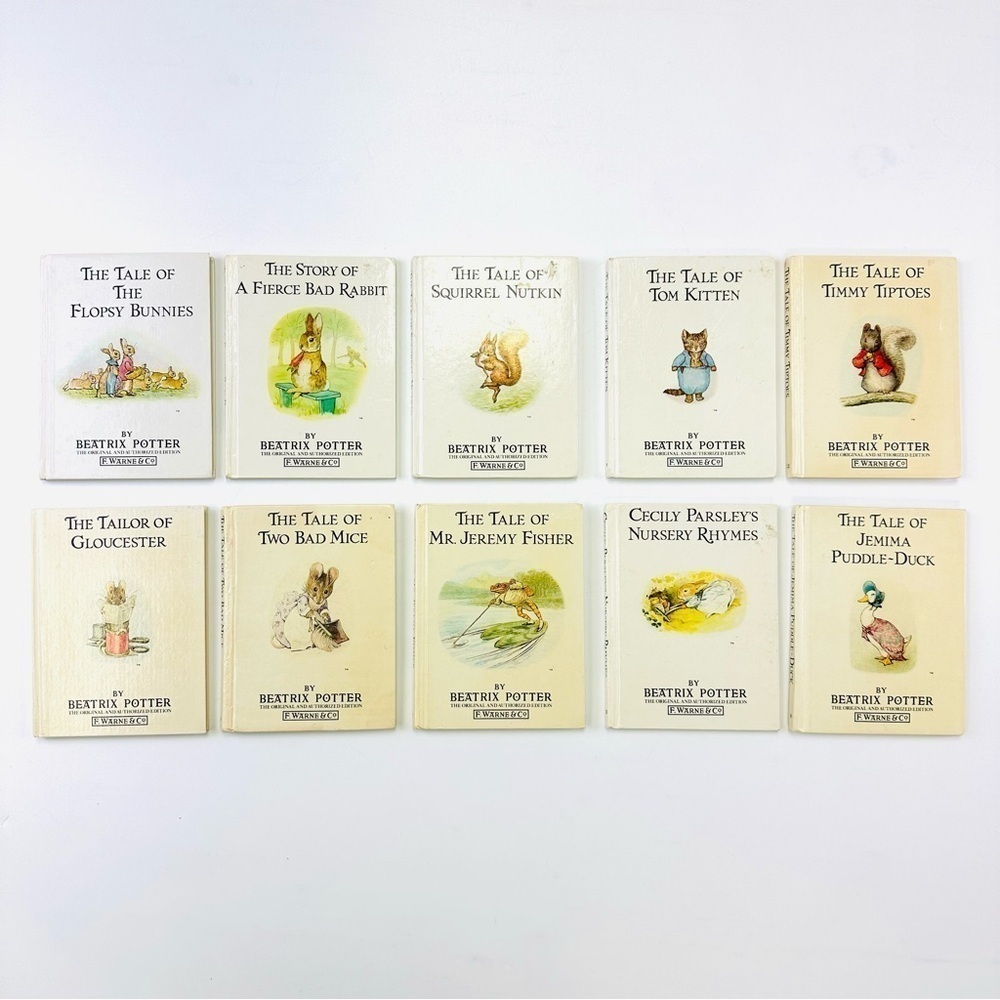 Beatrix potter set of 10 books